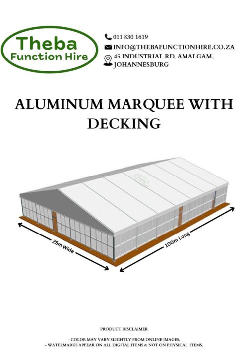 aluminum frame marquee