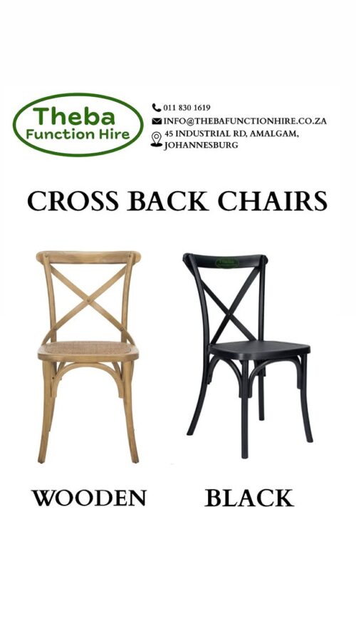 cross back chair